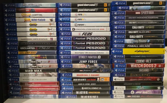 Jogos ps4 e jogos ps5 
