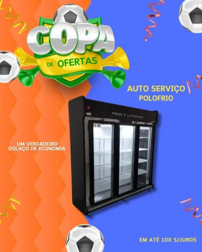 Expositor de frios e lacticínios novos polofrio pronta entrega 