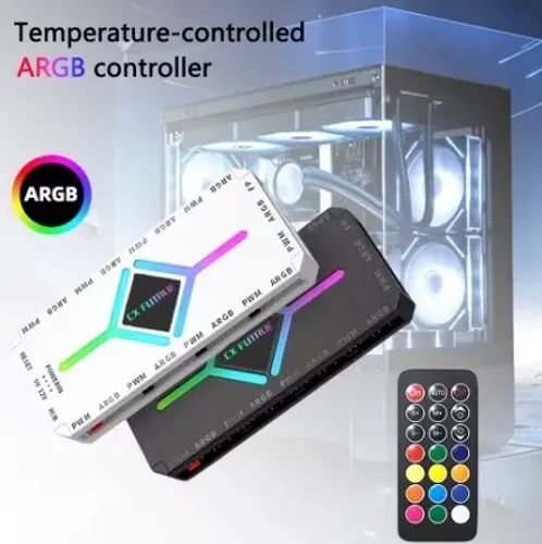 Controladora ARGB / PWM CXFUTRUE RGB 9 Portas 2 in 1. Entrego. Leia
