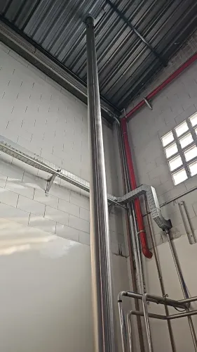 Tubo Inox 304 6 polegadas parede 2mm - 6 metros