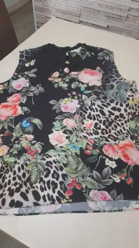 Vendo Blusa de seda Jean Darrot seminova Tam 40