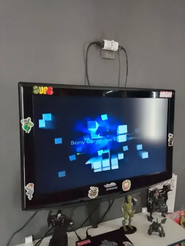 Tv 32 Samsung + PS2 dois controles