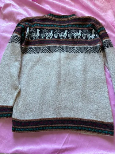 Blusa peruana lhama