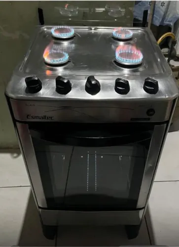 Fogão esmaltec inox