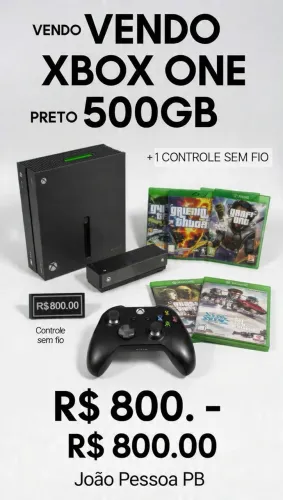 Xbox one , aceito cartão , e troca dependendo do que for
