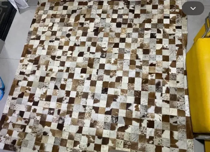 Tapete de Couro de boi Legítimo - IMPECÁVEL!