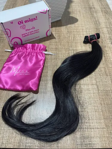 Cabelo indiano premium 65cm-100gr