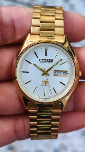 #Relógio citizen automático 7 crystal