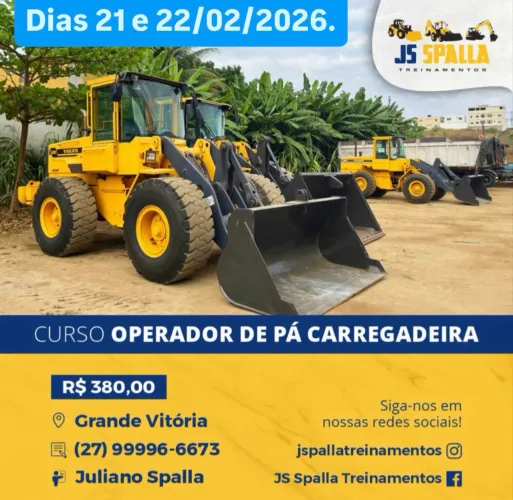 Curso de Pá Carregadeira