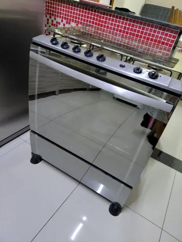 Fogão automático com grill