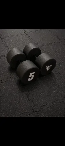 Dois halteres de 5kg