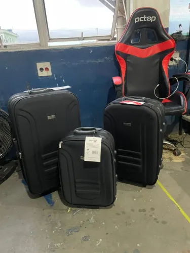  3 malas da Swiss move preta 