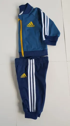 Conjunto De Agasalho Moleton Baby Com Ziper Para Bebês 0 a 3 Meses