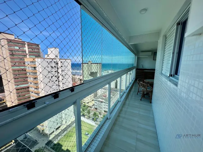 Apartamento 02 dormitórios - Vista Mar - Mobiliado - Bairro: Caiçara