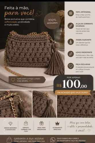 Bolsa de crochê 