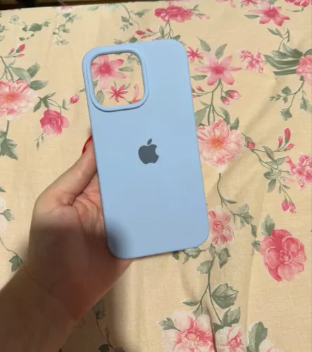 Capa IPhone 15 Pro Max Azul bebê 