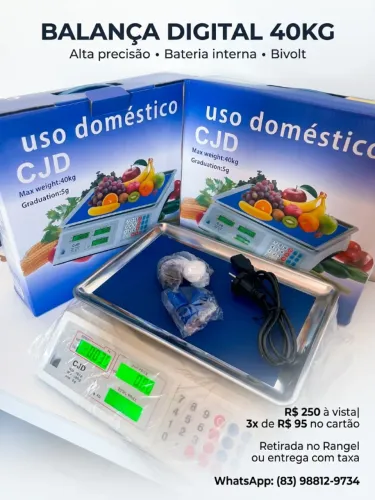 Balança Comercial Digital Eletrônica 40kg