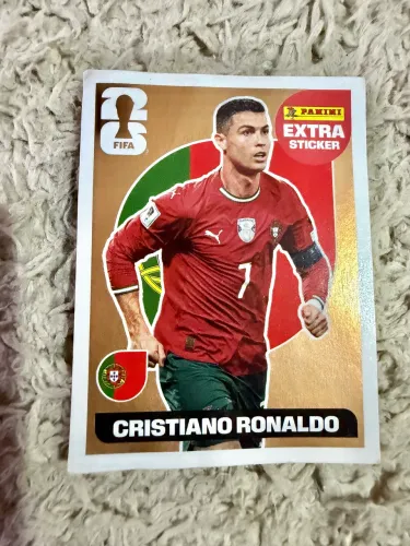 Figurinha extra sticker Cristiano Ronaldo Bronze 2026