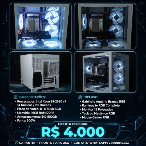 Oportunidade Pc gamer completo