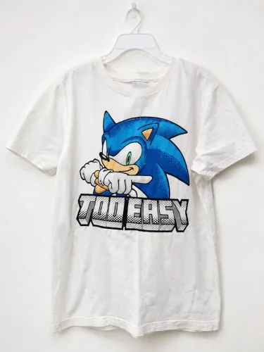 Camisa Sonic 7 anos 