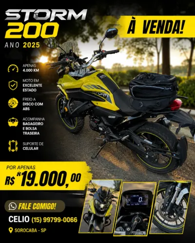 Storm 200 Oportunidade - abaixo da FIPE