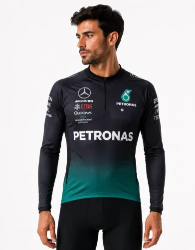 Camiseta Manga Longa Ciclismo Petronas PROMOÇÃO