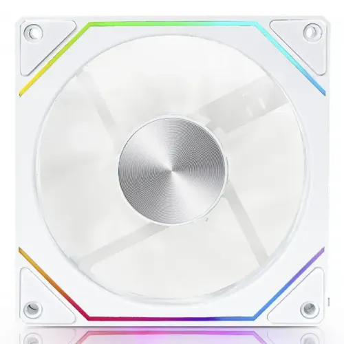 Cooler Fan 120mm Round5 Nordwind White, ARGB - *PWM + ARGB 3P 5V* - WZetta