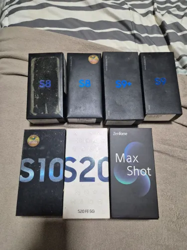 Título: Lote 9 Caixas Originais Samsung S8 S9 S10 S20 FE e Asus