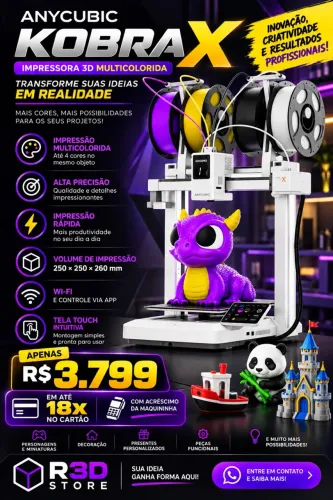 Impressora 3D Anycubic Kobra X