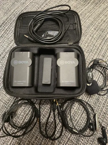Microfone lapela Boya BY-WM4 PRO