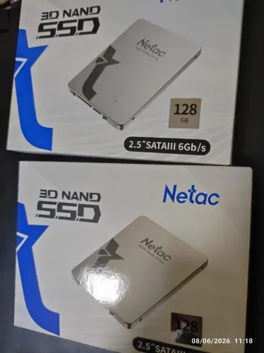 SSD 128gb Netac novo lacrado