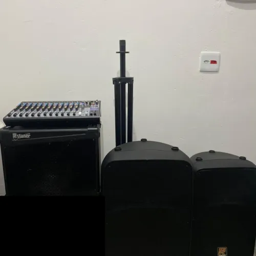 Equipamentos de som Áudio caixas ativas