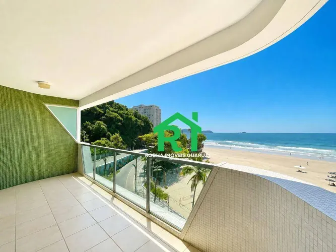 Apartamento frente mar com 3 Quartos (2 Suítes), 2 vagas e lazer à venda em Jardim Astúria
