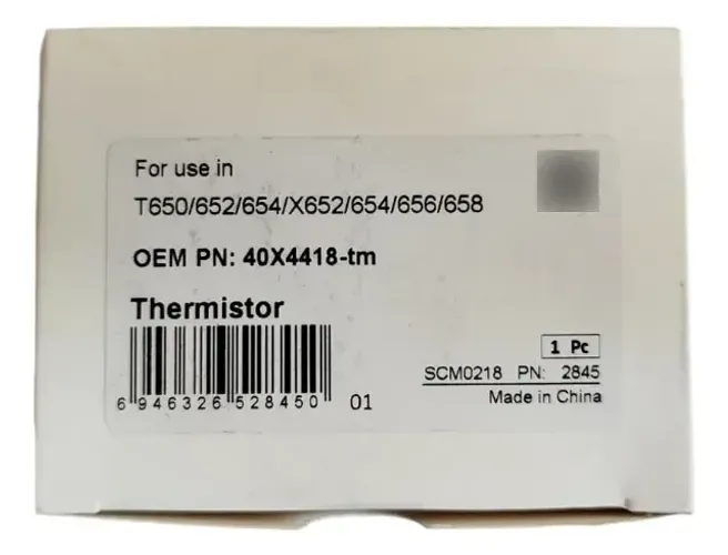 Termistor Compatível Lexmark T650 E OUTROS MODELOS  (40x4418)