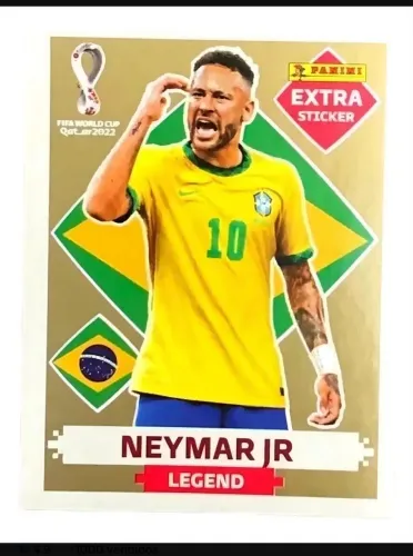 Coleção figurinha Neymar Júnior.copa 2022