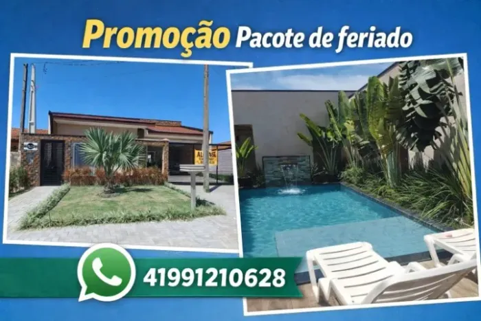 Alugo Casa 50m Mar pra ate 20 Pessoas Disponivel Feriado Guaratuba - Coroados