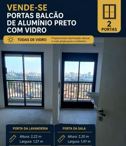 Porta balcão nova