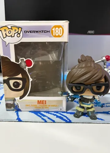 Funko Pop Mei #180 de Overwatch, com caixa original