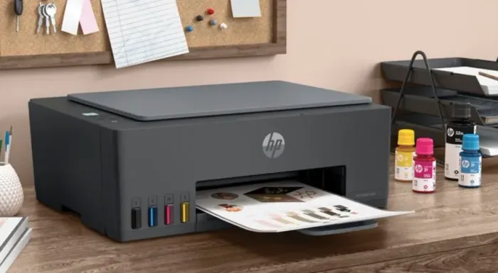 Impressora Multifuncional HP Smart Tank 581 Wi-Fi - Tanque de Tinta Colorida USB