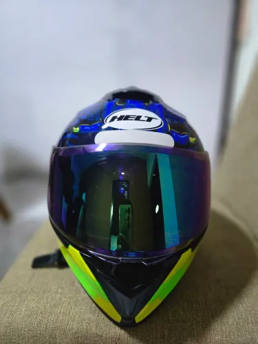 Capacete Fechado Helt Avant Glass Monster C/ Óculos interno Tam 58