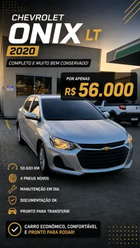 Chevrolet Onix Hatch LT 1.0 12V Flex Mec. 4P 2020
