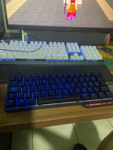 Teclado Mecânico Gamer Husky Blizzard, 60%, RGB, Switch Gateron RED