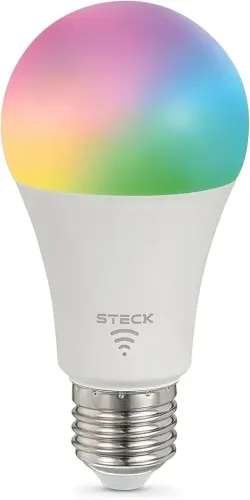 Lâmpada Inteligente Steck 7W, Steck Ambiente Conectado RGBW Wi-Fi, Bivolt