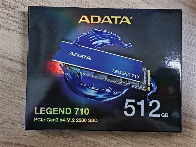 SSD NVMe M.2 ADATA LEGEND 710 512GB ZERONOVO LACRADO | PCIe Gen3 x4 SUPER RÁPIDO