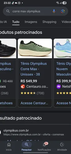 Tênis de corrida corre max
