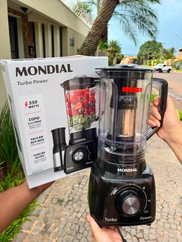 Liquidificador Mondial 550w com filtro