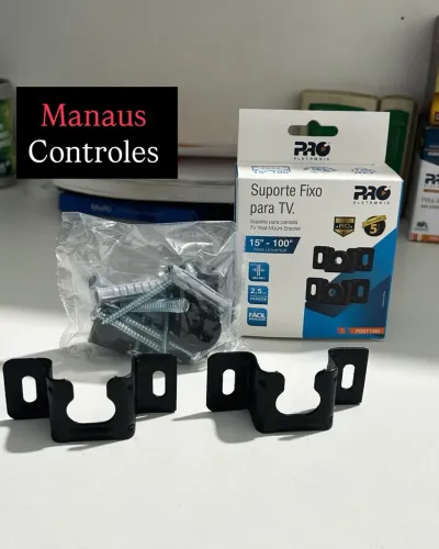 Suporte Fixo para TV 15 - 100 Polegadas 2 Pontos de Fixação