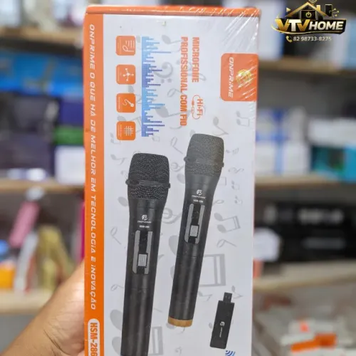 Microfone Sem Fio Profissional + Entrega Grátis 