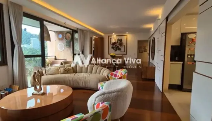 Apartamento com 190 m², 4 quartos - Epitacio Pessoa - Ipanema