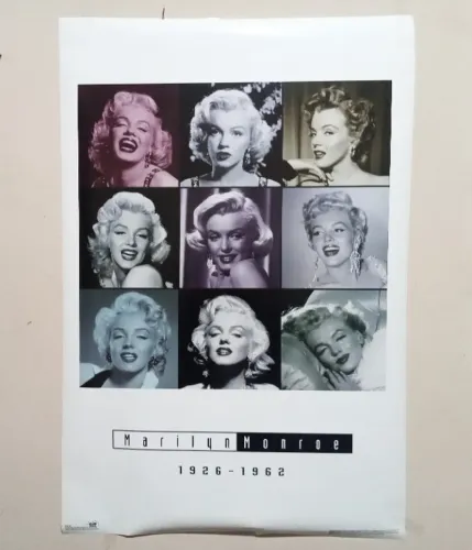 Pôster Marilyn Monroe c/ Diversas Poses (91,5X61cm) Novo, Importado e Licenciado